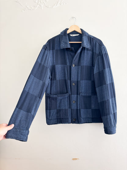 Zara Checkered Shacket (M)