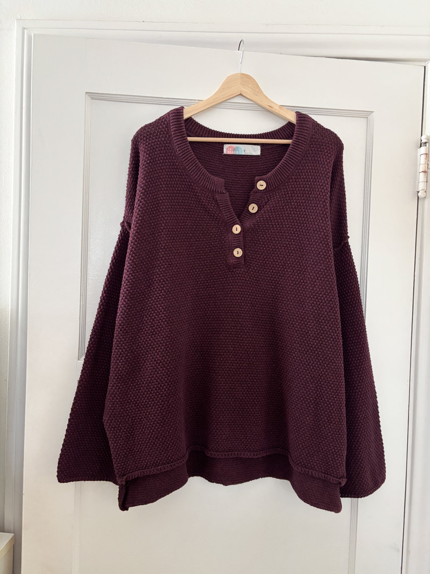 Free People Henley Sweater (M)