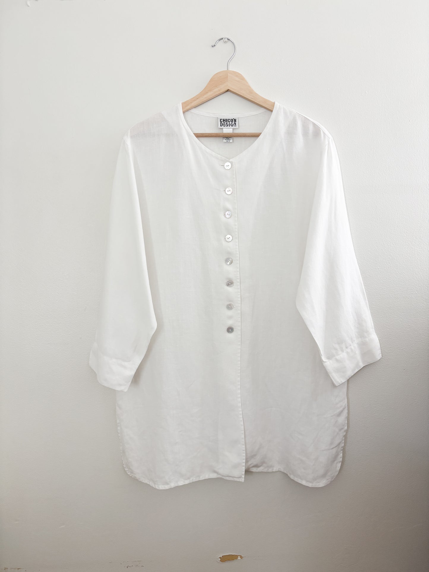 Vintage Chico’s Linen tunic (L)