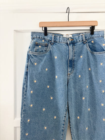 Cotton On Floral “Loose Straight” Jeans