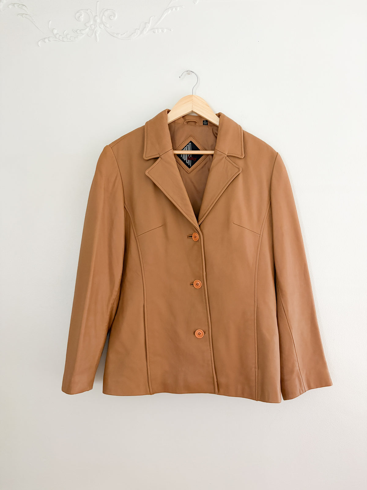 Vintage Leather Blazer Jacket (LP)