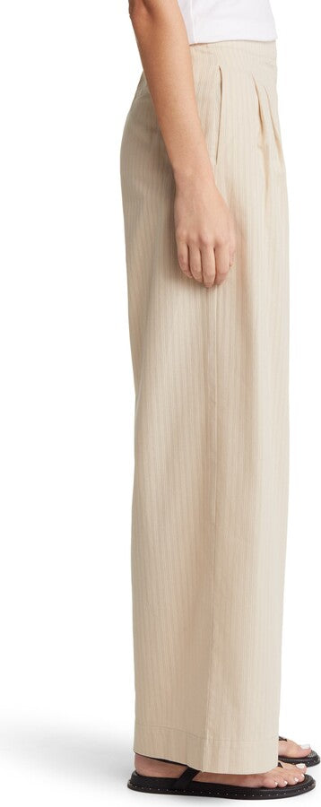 Striped Wide Leg Pants (34”)