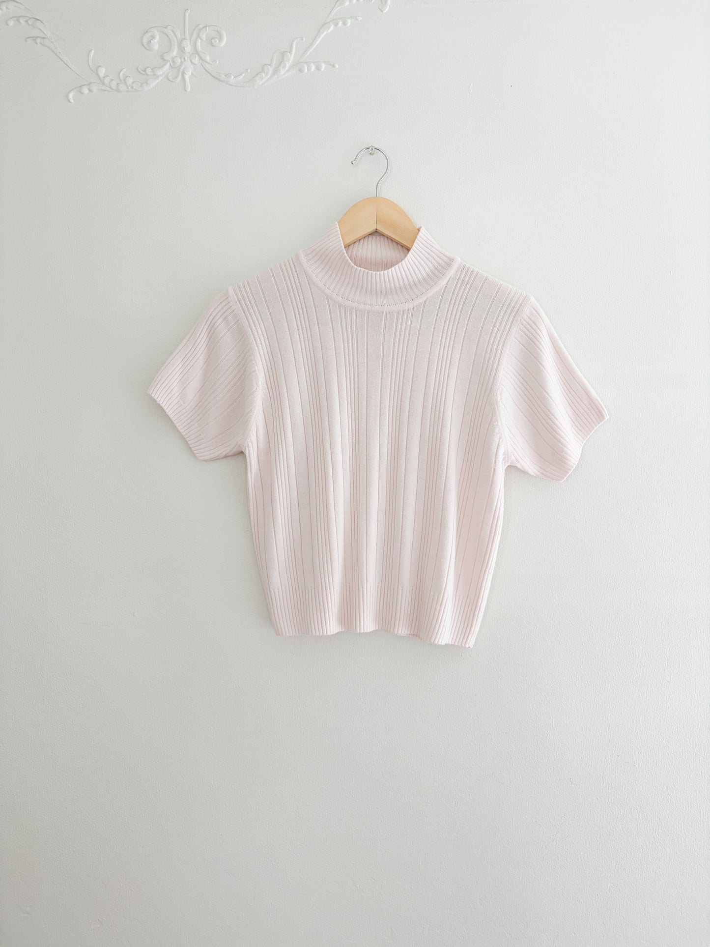 Vintage mockneck knit top (M/L)