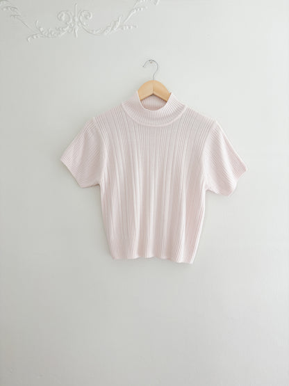Vintage mockneck knit top (M/L)