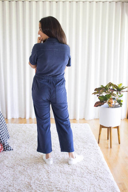 Alex Mill Benny Terry Cloth Jumpsuit (S)