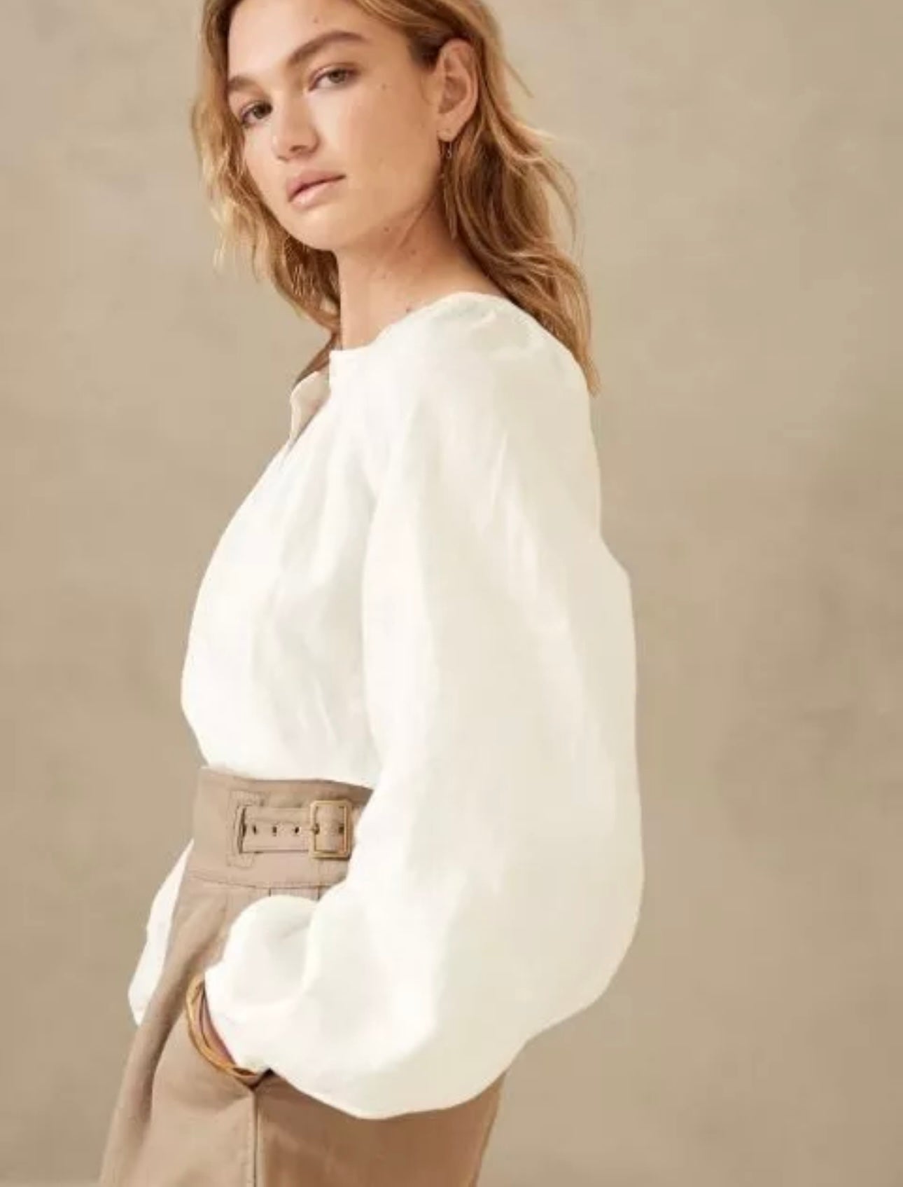 Banana Republic linen blouse