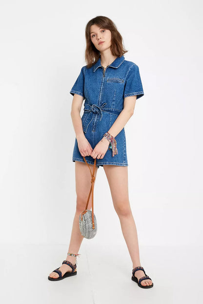 Urban Outfitters Denim Romper (M)