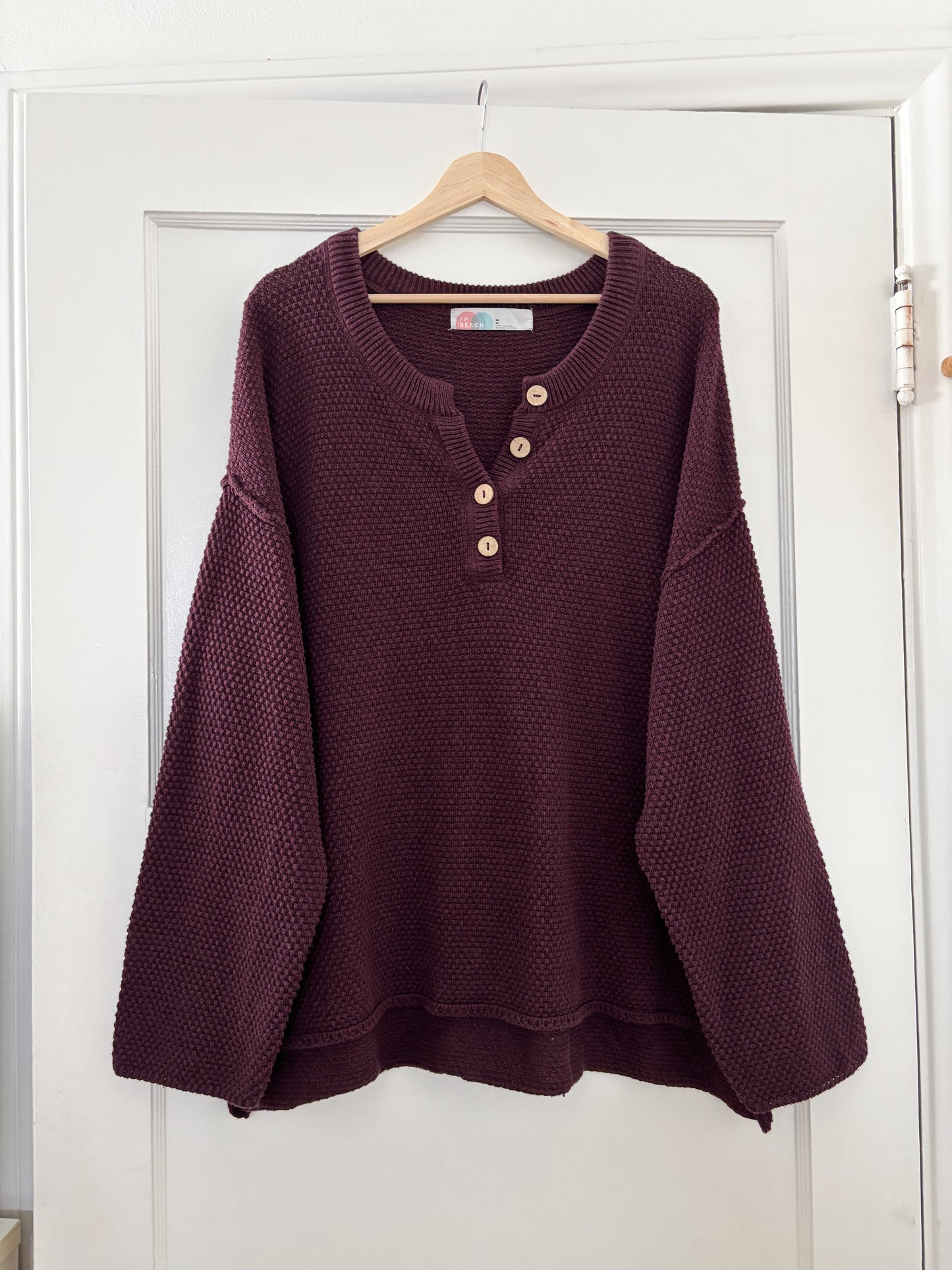 Free People Henley Sweater (M)