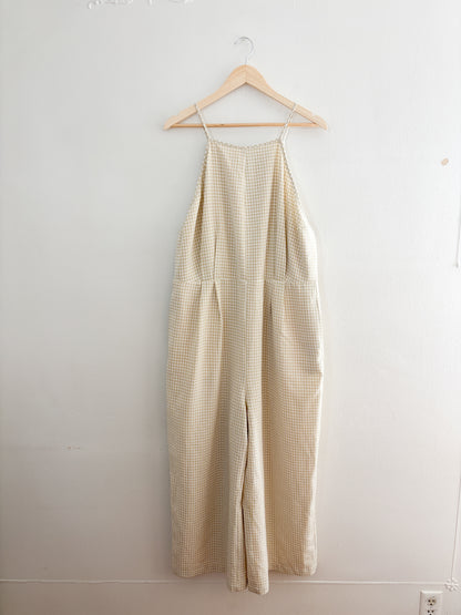 Greylin Gingham Jumpsuit (XL)