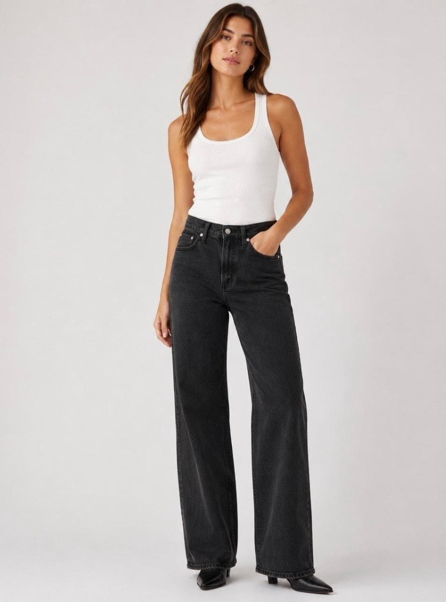 Madewell perfect vintage wide leg jeans (26P)