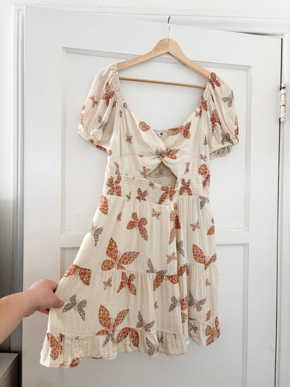 AE Floral Smocked Dress (L)