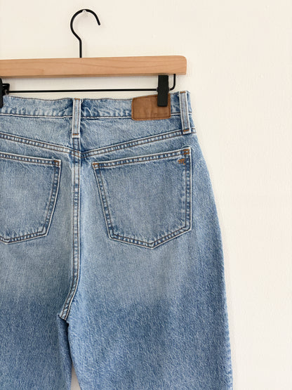 Madewell “perfect vintage straight jean” (27)