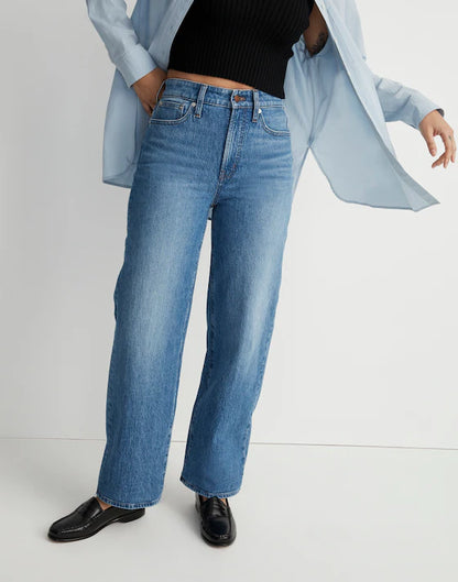 Madewell Curvy Perfect Vintage Wide Leg Crop Jeans (16W)