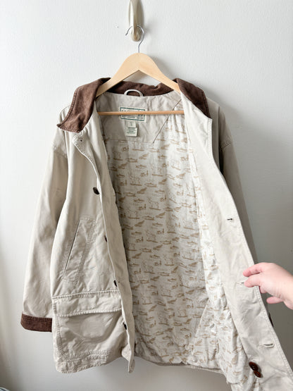Vintage LL Bean Khaki Chore Coat (XL)