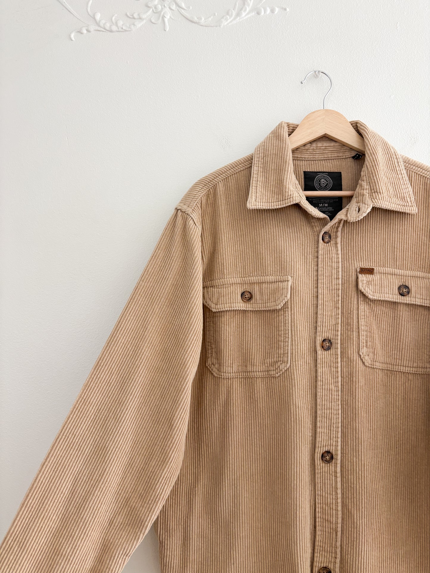 Tan Corduroy Shacket (M)