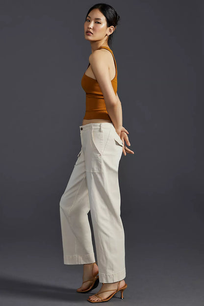 Anthropologie Pilcro Low Rise Relaxed Trousers (32/33”)