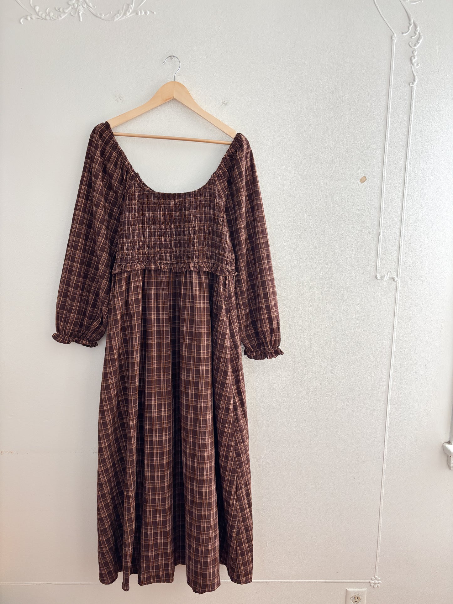 NWT Neuflora Gianna Plaid Dress (XL)