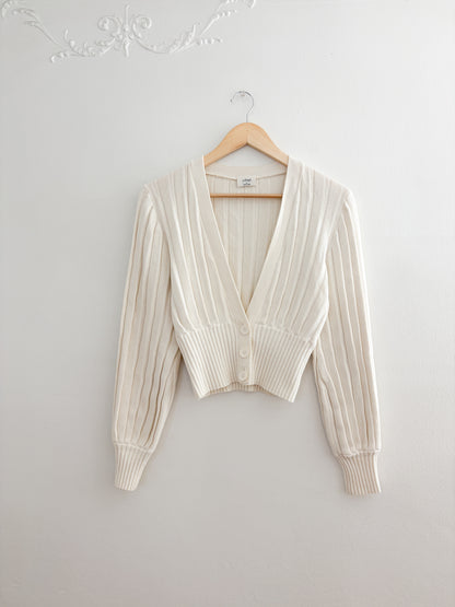 Wilfred Ribbed Cardigan Sweater (M)