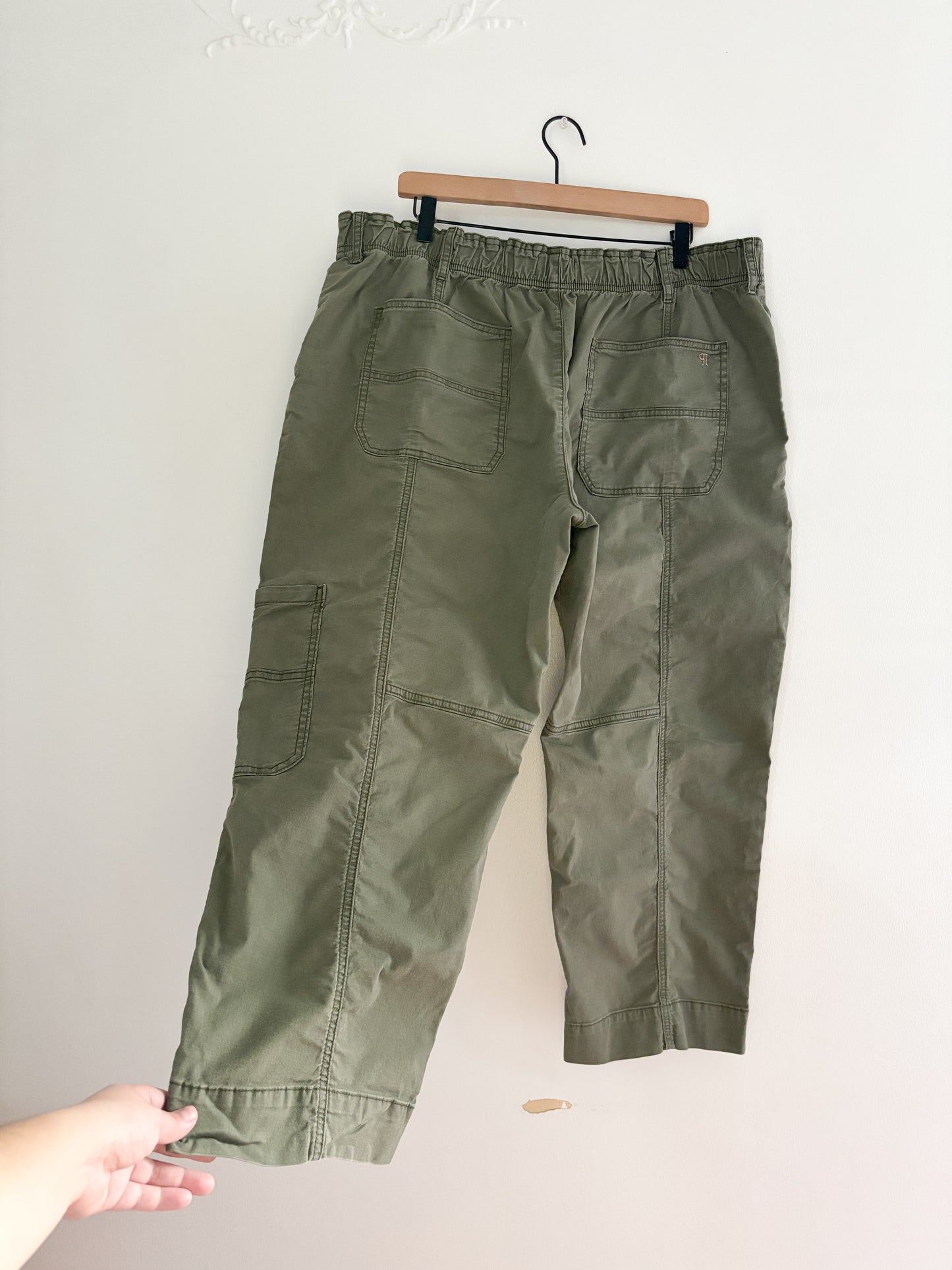 Pilcro Utility Drawstring Pocket Pants (XL)