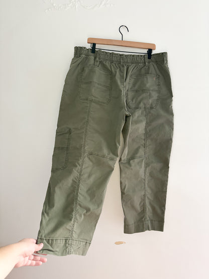 Pilcro Utility Drawstring Pocket Pants (XL)