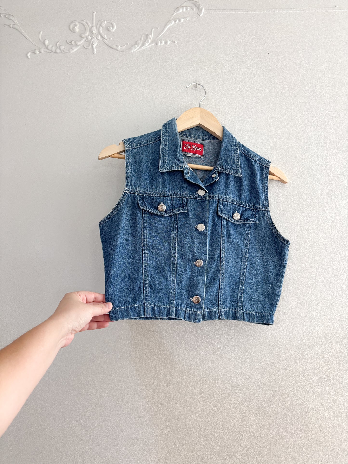 Vintage Denim Vest (M)