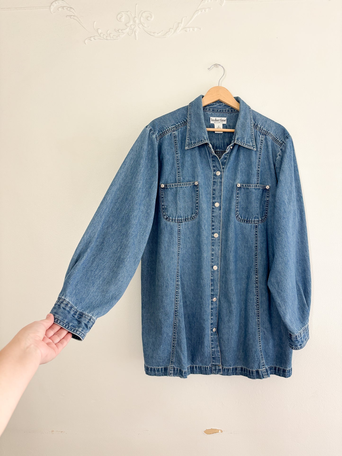 Vintage Denim Button Up (XL)