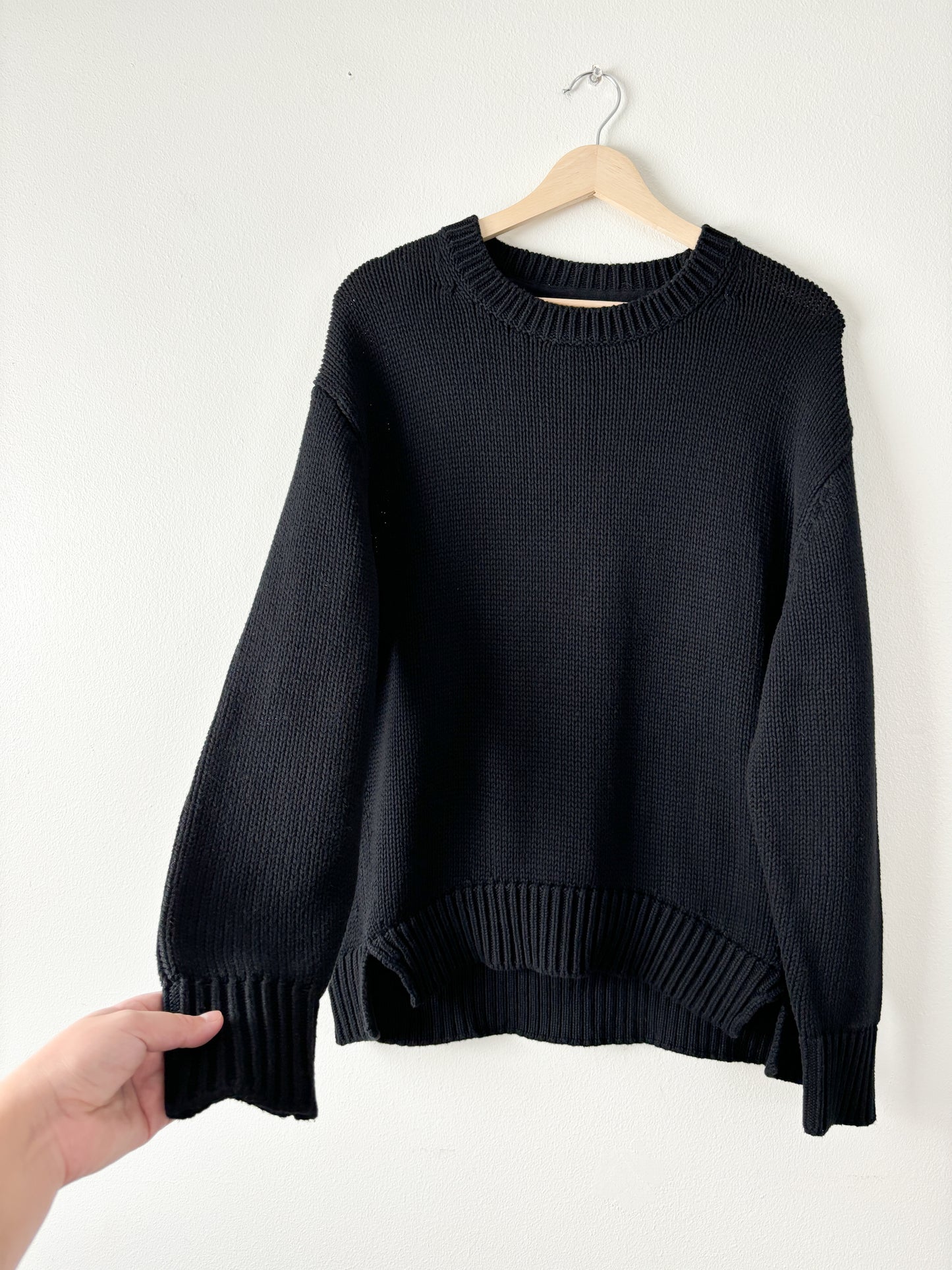 NWT Daily Ritual Black Sweater