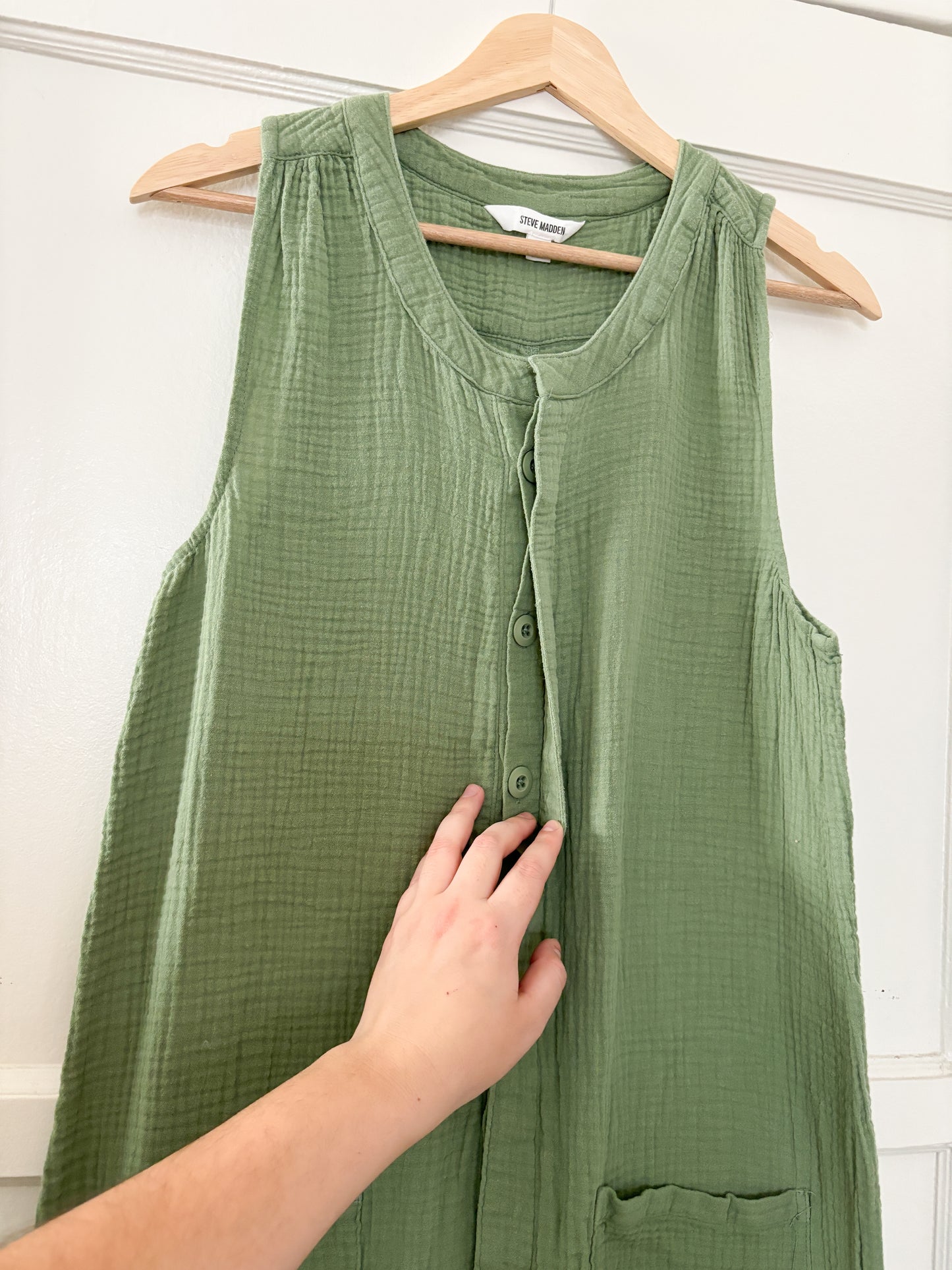 Steve Madden Gauze Jumpsuit (M)