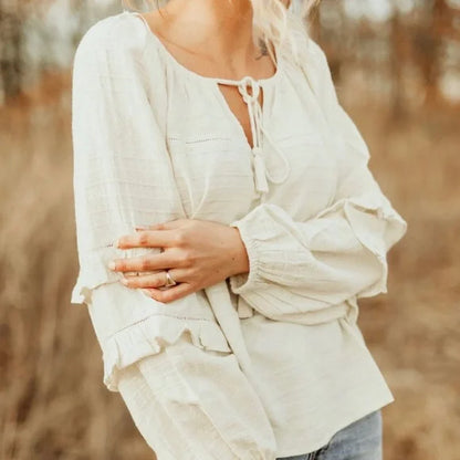 Carly Jean LA Halston blouse (M)