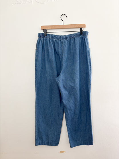 Vintage easy tie pants (M)