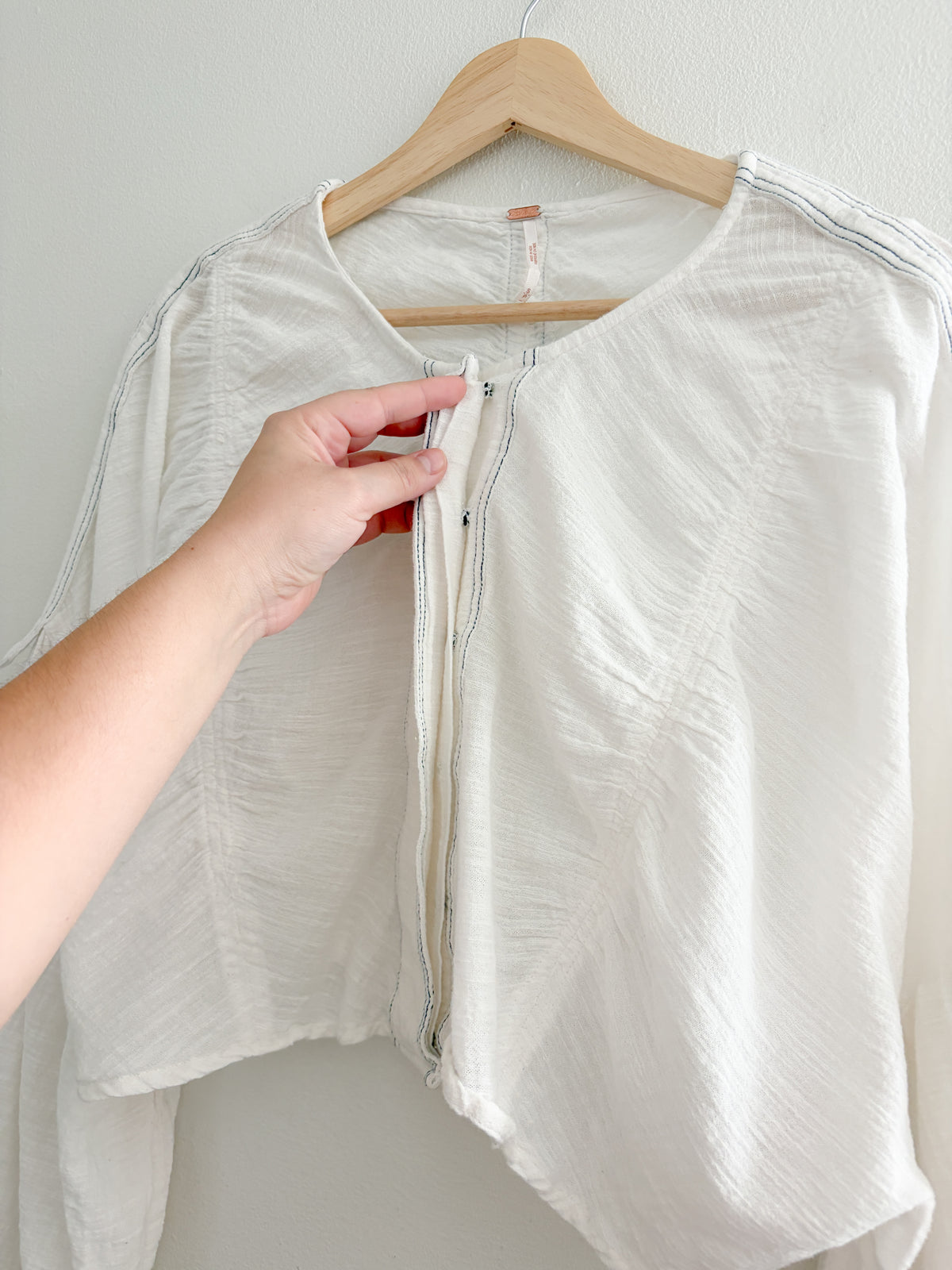 Free People Bubble Sleeve Top (S)