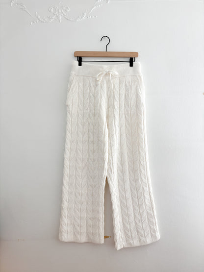 Eberjey Cable Knit Lounge Pants (M)
