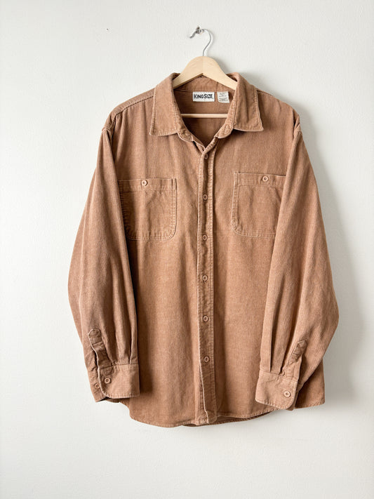 Vintage Brown corduroy button up