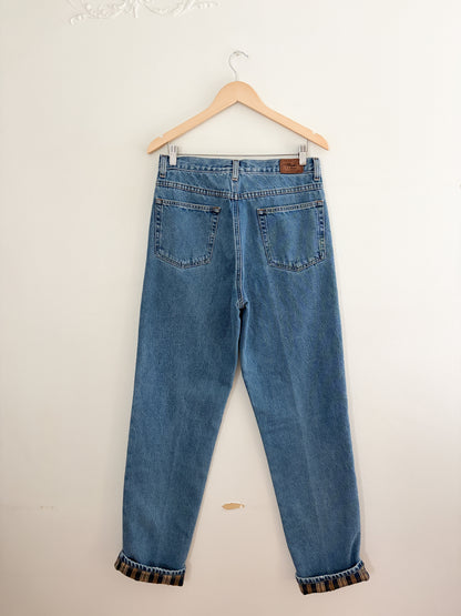 Vintage LL Bean Flannel Lined Jeans (30/31”)