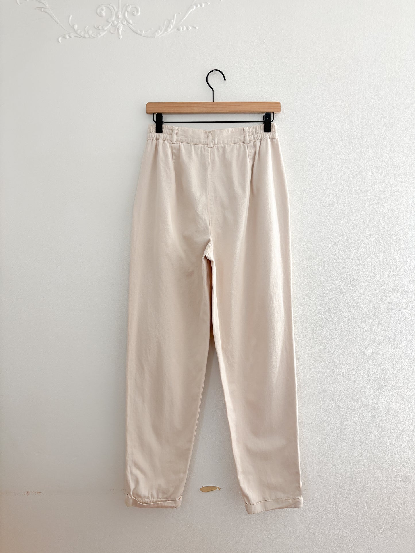 Vintage Cream Trousers (26/27”)
