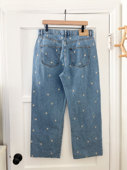 Cotton On Floral “Loose Straight” Jeans
