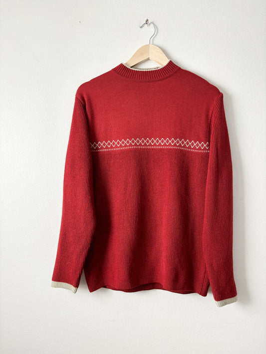 Vintage Red knit sweater