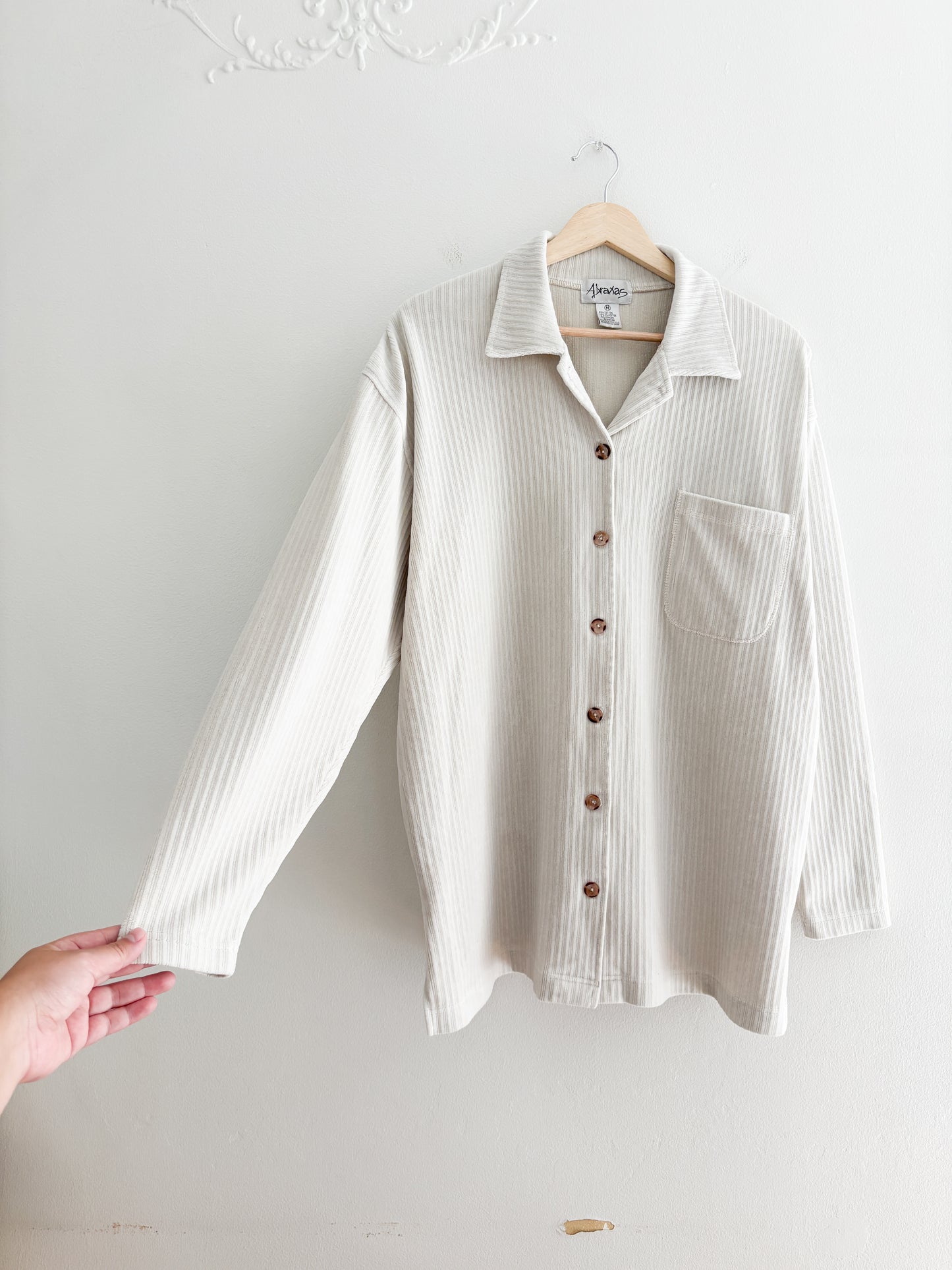 Vintage Chenille Button Up (M)