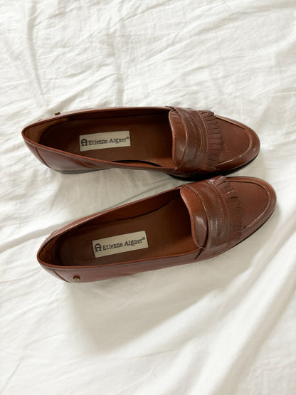 Vintage Leather Mules (7)