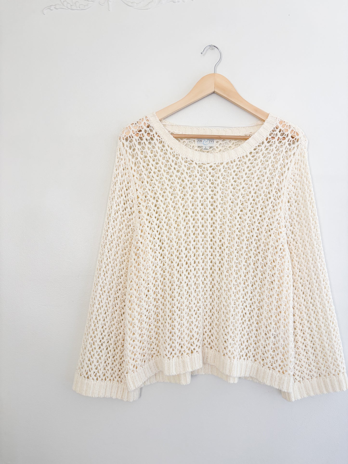 Jun & Ivy Crochet Top (L)