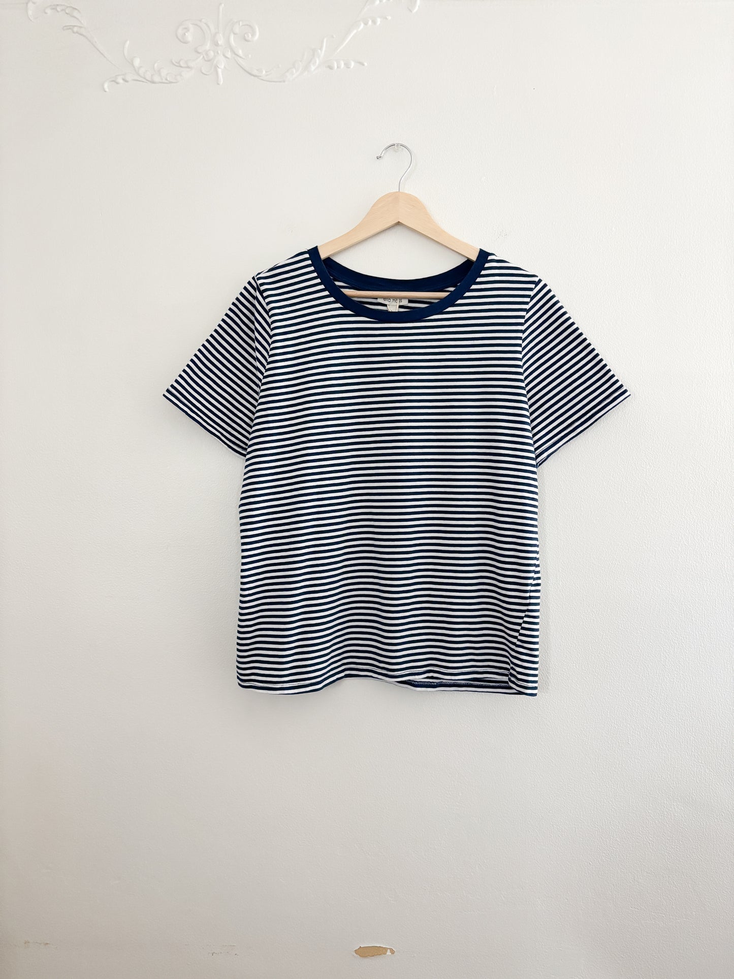 Ella Moss Striped Tee (L)