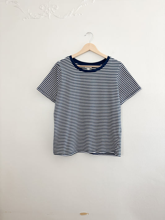 Ella Moss Striped Tee (L)