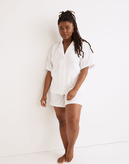 Madewell Cotton Guaze Button up (L)