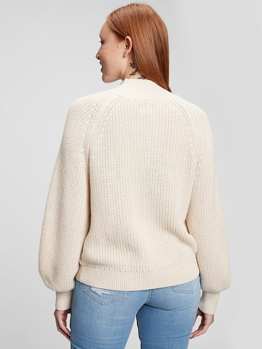 Gap Cream Mockneck Sweater (M)