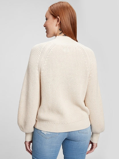 Gap Cream Mockneck Sweater (M)