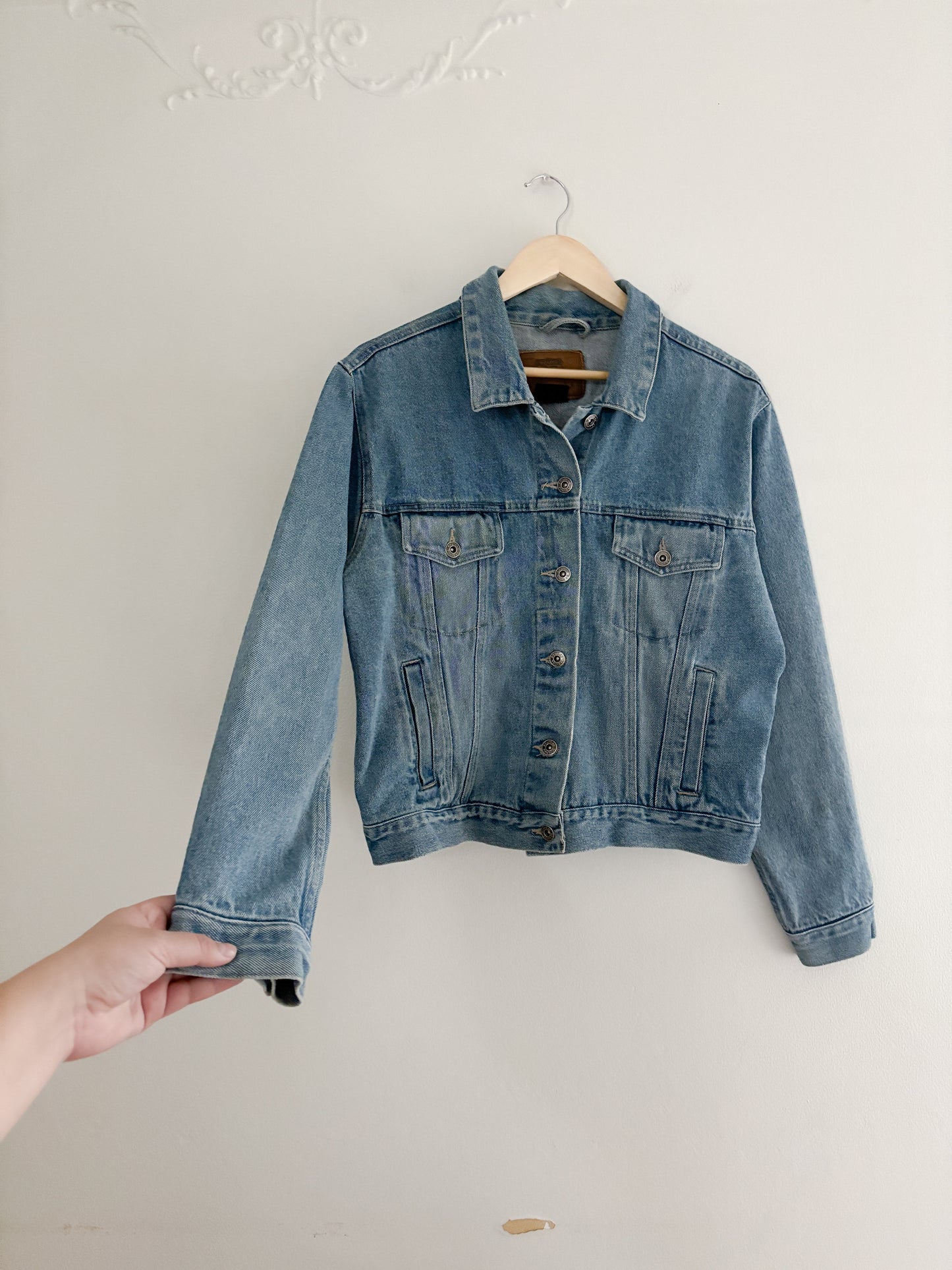 Vintage Route 66 Denim Jacket (S/M)