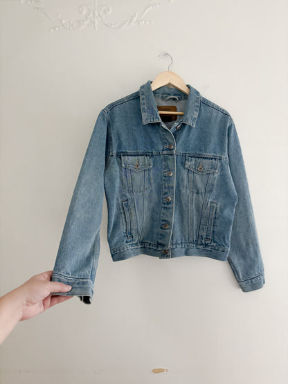 Vintage Route 66 Denim Jacket (S/M)