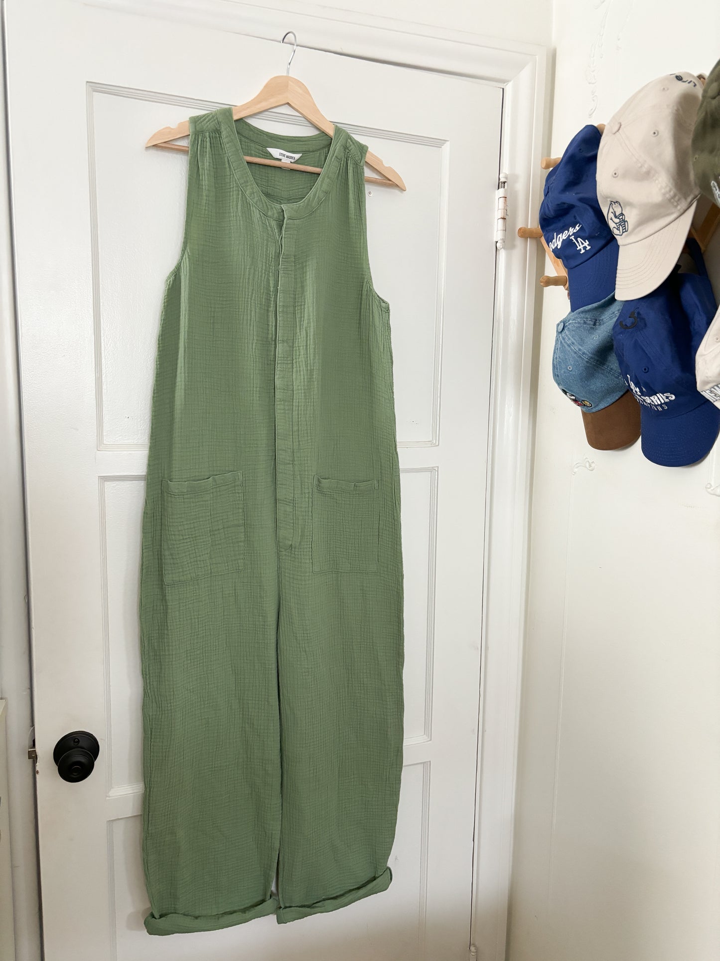 Steve Madden Gauze Jumpsuit (M)