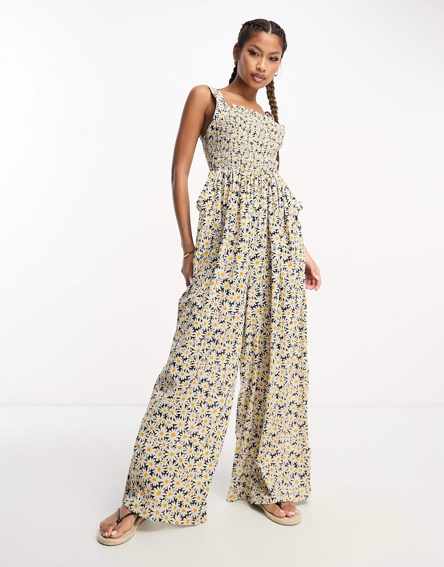 Asos Daisy Smocked Jumpsuit (M/L)