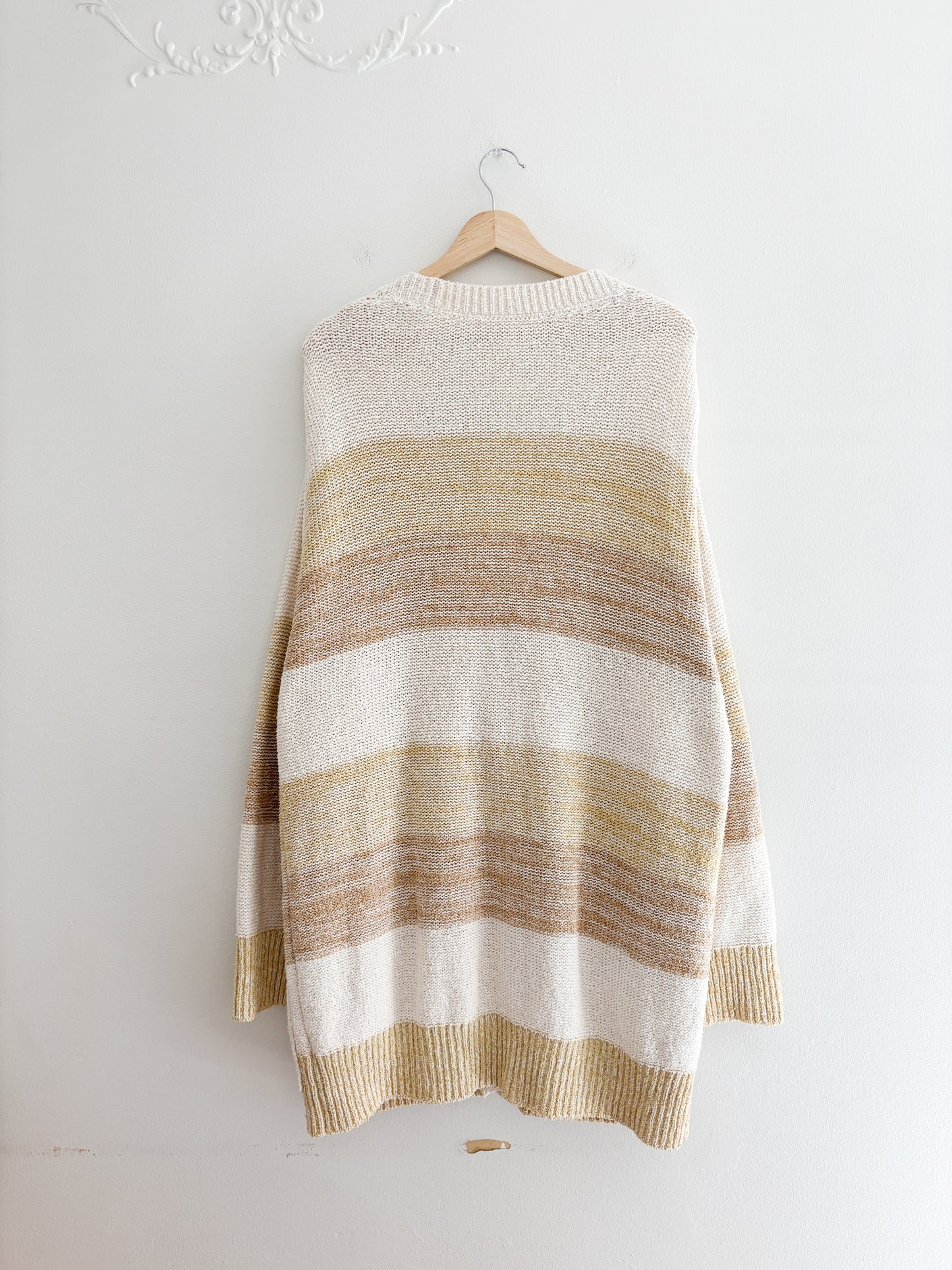 Free People Striped Cardigan (L)